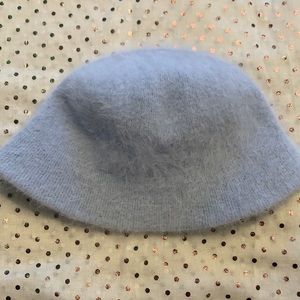 Women’s Angora (35%) Baby Blue Winter Hat
